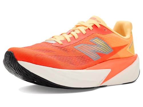 New Balance �����Y FuelCell Rebel V5 �X�j�[�J�[, �^���W�F�����q�[�g/�V���o�[���^���b�N, 9.5 Wide