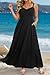 Pinup Fashion Plus Size Maxi Dress Women Summer Black Tiered Long Pockets Maternity Casual Beach Spaghetti Strap Flowy Sleevelss Sundresses