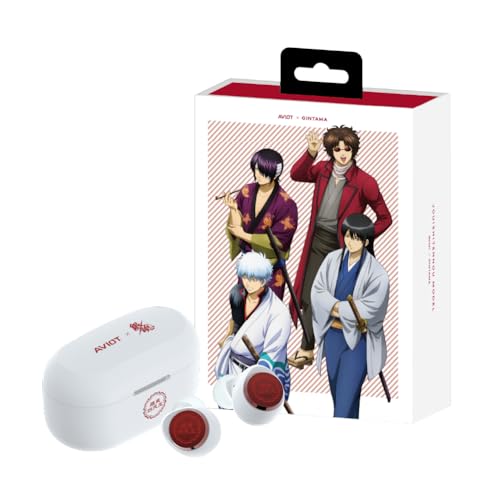 Amazon.co.jp: AVIOT TE-V1R-GT 銀魂 コラボ ワイヤレスイヤホン