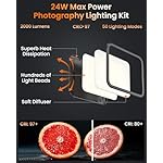 Torjim 12'' LED Video Light Kit | High Brightness | 5 Lighting Modes | 3000-6500K Studio Lights with Tripod Stand, Phone Holder &Wireless Remote | Professional Photography Lighting for Video Recording - Image 4
