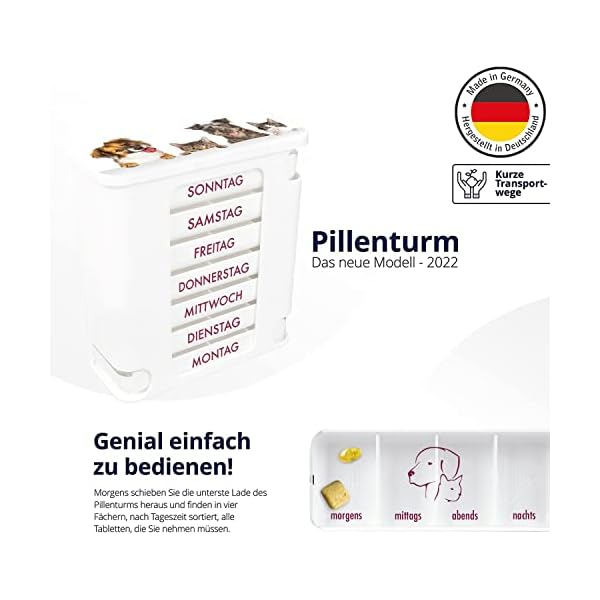 Kindersichere Sicherheitsdose | Medikamentenbox mit Schutzverschluss - sichere Aufbewahrung von Tabletten und Pillen – Bild 6