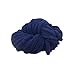 Roving Häkeln Wolle Garn Wool Yarn Chunky Wolle Garn,18m DIY Handstricken Roving Decke Roving Häkeln Garn,Stricken Dicke Wolle zum Häkeln Perfekt für Weberei Pet Nests Quilts Kissen Mats (Marine)