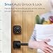 ULTRALOQ Bolt Fingerprint WiFi Smart Lock, Works with Apple Home, Siri, Alexa, Keyless Entry with Fingerprint ID, App Remote Control, Keypad Deadbolt, BHMA Cert., Easy Install, IP65, Black