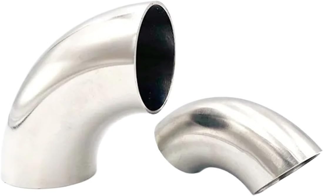 1PC O/D 19/22/25/28/32/34/38/45/51mm 304 Stainless Steel Elbow Welding 90 Degree Pipe Fittings(32x1.5mm)