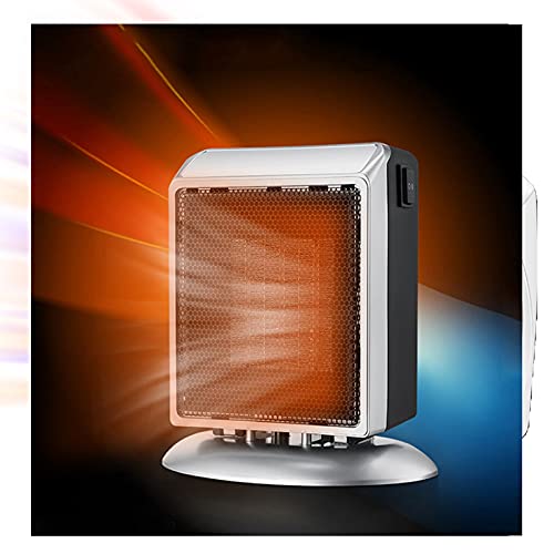 Bcofo Calefactor Electrico Cerámico, termoventilador portátil, Un Control de Interruptor de Llave,es Adecuado para baño, Dormitorio, Sala de Estar, Oficina (Color : Gold) Cover