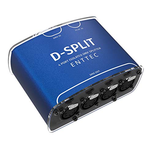 Enttec D-Split 70575 DMX Optical Isolator/Splitter DMX512 Distribution (5 Pin)