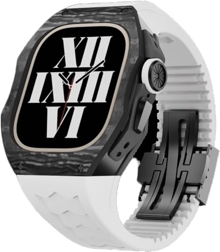 Boîtier pour montre iWatch Ultra 2 en carbone pour homme moderne