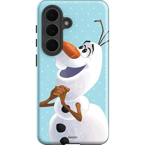 Skinit Impact Phone Case Compatible with Galaxy S26 - Officially Licensed Disney Frozen Olaf Polka Dots Design
