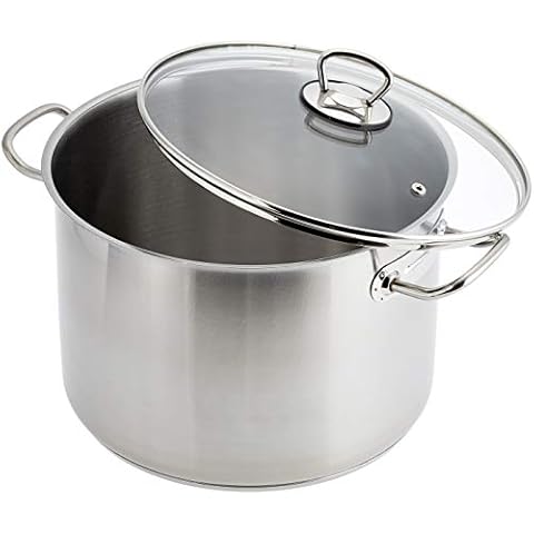 GSW Jumbo Cooking Pot, 10 L Stainless Steel Cover