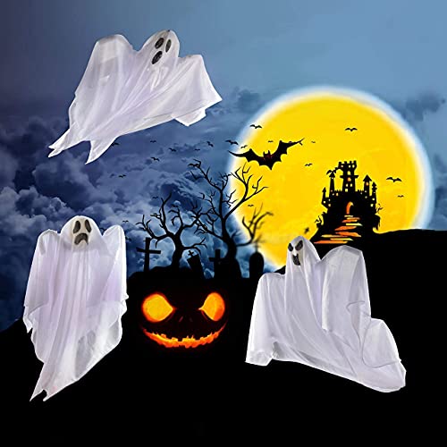JOYIN-3-Pack-Halloween-Party-Decoration-255-Hanging-Ghosts-Cute-Flying-Ghost-for-Front-Yard-Patio-Lawn-Garden-Party-Decor-and-Holiday-Decorations-party