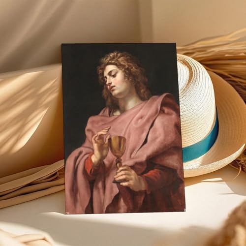 Impression toile Saint Jean Rubens pour décoration de bureau