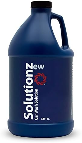New Solutionz Car Wash Solution - Low Suds! Concentrated Professional Grade Car Wash Soap and Shampoo, pH Neutral Formula for Safe, Streak Free Cleaning - Safe on All Automotive Paints (64 oz)