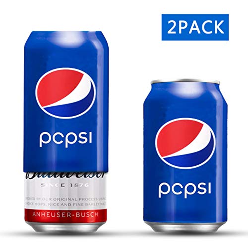 JUSHOOR Beer Can Cover Hide a Beer That Look Like Soda Beer Can Silicone Sleeve Suitable 12FL OZ 355ml(2Pack)