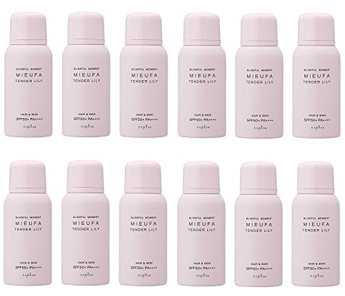 【12本セット】ナプラ　ミーファ　フレグランスUVスプレー　80g　テンダーリリィ（Amazon）