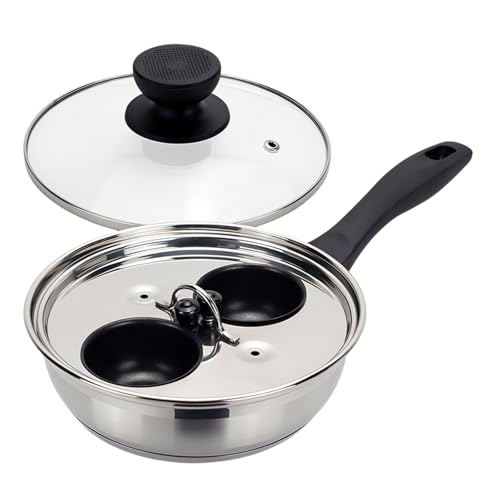 Caldera de ovocitos de acero inoxidable para 2 tazas cocina huevos