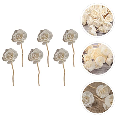 6 palos difusores de ratán florales EXCEART miniatura 6