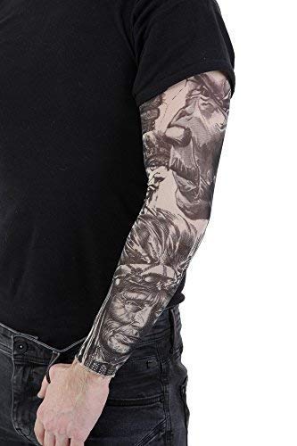 PunkJewelry Fashion Tatouage Bras Fake Tatouage Bas Costume dans Lot de 2 - Indien Cover