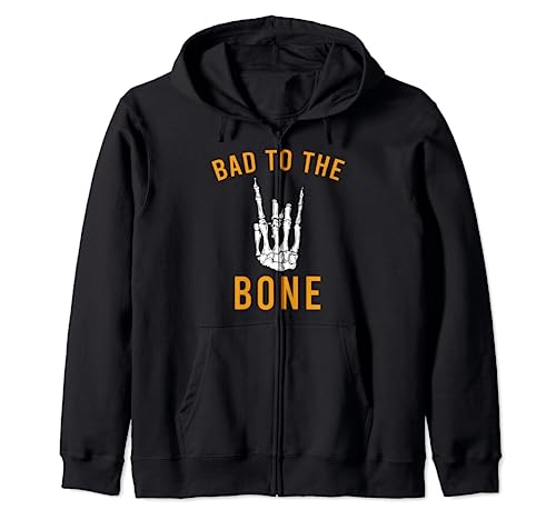 Bad To the Bone - Mano de esqueleto divertido para Halloween Sudadera con Capucha