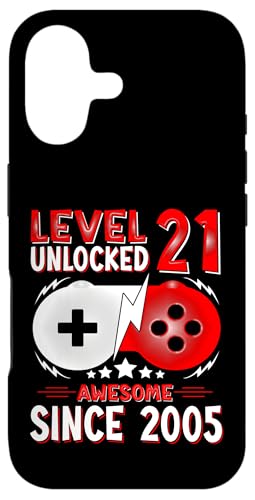 Level 21 Unlocked Birthday 21 Years Old Gifts 21st Birthday �X�}�z�P�[�X iPhone 17 �p