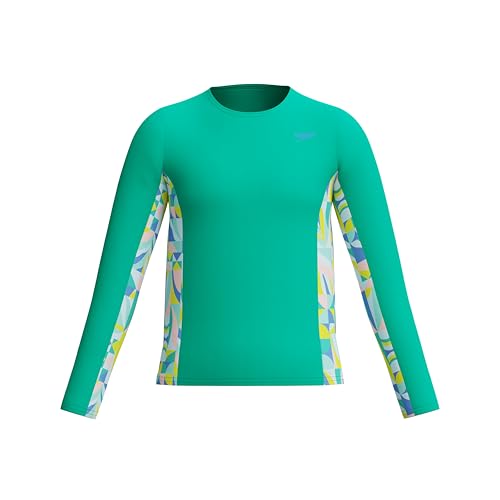 Speedo Girl's Uv Swim Shirt Long Sleeve Rashguard