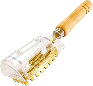Fish Scale Remover with Brass Serrated Sawtooth Box and Wooden Handles from Tsubame-Sanjo, Japan Yamasan