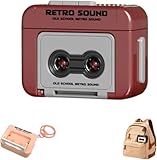 Design rétro nostalgique : remontez à l'âge d'or de la musique. Ce porte-clés dispose d'un magnétophone Old School méticuleusement détaillé, avec un look mécanique classique. Il ajoute une touche vintage tendance à vos clés, sacs à dos ou sacs à main, ce qui en fait un accessoire élégant pour les amateurs d'esthétique des années 80 et 90.