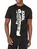 KARL LAGERFELD Paris Herren Lm2g2508-blk-groß T-Shirt, Schwarz, L