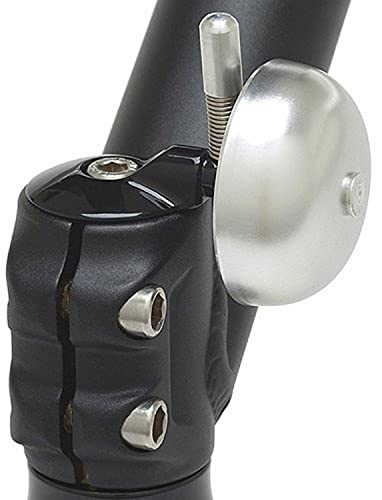 Mirrycle Incredibell Spring Bike Bell, Silver, 1 1/8-Inch #TOP17