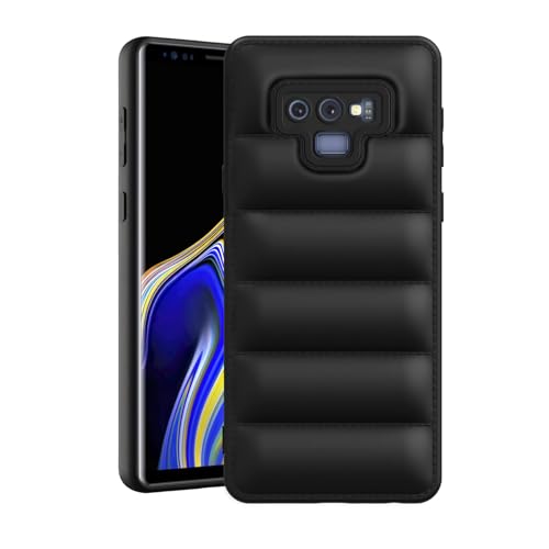 Image of Plus Puffer Case Camera Protection Soft Back Cover for Samsung Galaxy Note 9 - Black