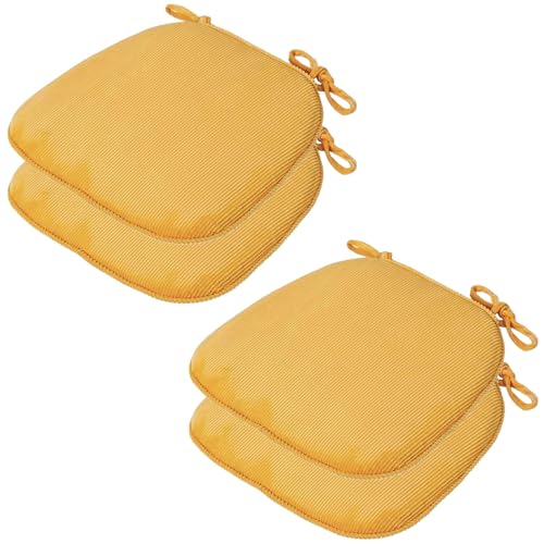 Coussins de chaise de bureau de qualité supérieure avec attaches et housse lavable - 2