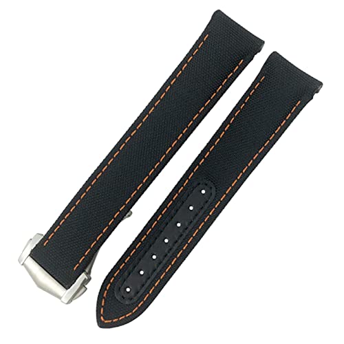 Bracelet montre nylon 20mm KLVN finition courbe pour Seamaster Diver 300