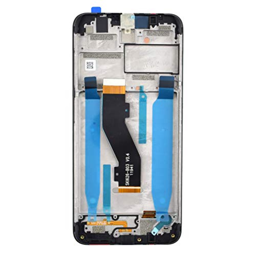 Image of TA-1156 LCD Screen Touch Digitizer Glass with Screen Frame Replacement for Nokia 3.2 TA-1159 TA-1164 Black