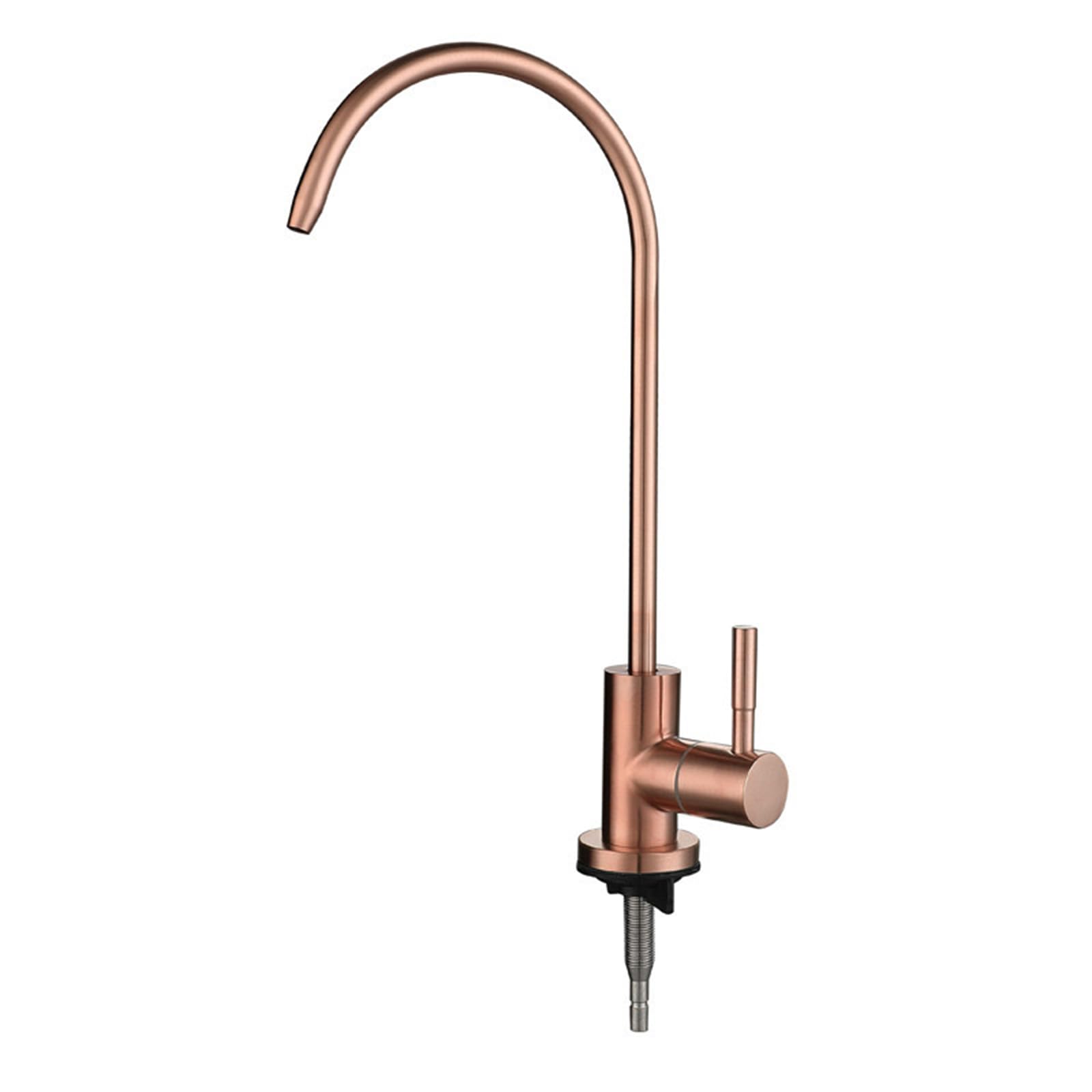 Ywjfsa Rose Gold Filter Tap Kitchen Unit Drinking Water Faucet Tap Kitchen Sink Faucets Stainless Steel 1/4,