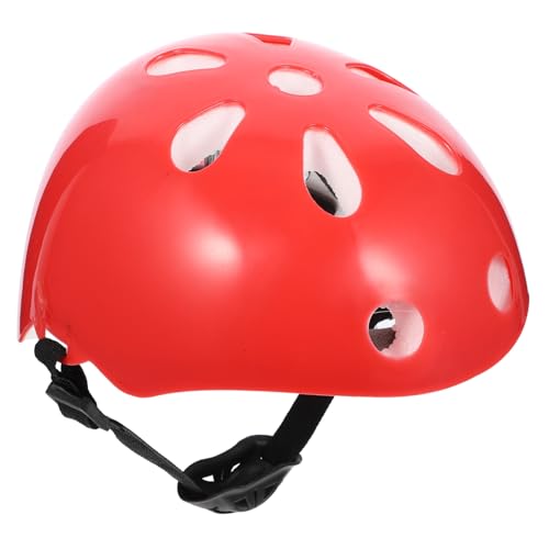 NAMOARLY Casco para Niños Rojo Ajustable Ventilación Carcasa De Plástico y Almohadillas Absorbentes Equipo De Protección para Ciclismo Patinete Skate Scooter Al Aire Libre