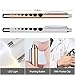 CAVN Pen Light for Nurses Medical with Pupil Gauge, Warm/White Light, Premium Aluminium Reusable Penlights for Doctors Nursing Students Rose Gold and White