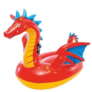 Intex Mystischer Drache 57577NP Aufblasbarer Schwimmsitz