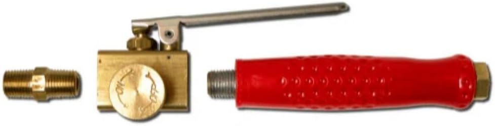 Red Dragon V-880P/H-1 Squeeze Valve and Handle Kit for Vapor Torch Kits with Adjustable Pilot Brass Valve, Compatible with Most Red Dragon Torches for Landscaping Maintenance and Industrial Use