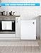 Commercial Cool 1.8 Cu. Ft. Compact Chest Freezer, Textured Finish, Deep Freezer for Frozen Food Storage, Removable Storage Basket, Mechanical Temperature Control, R600a Refrigerant, CCFW18, White