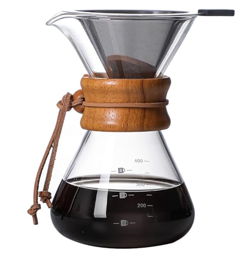 Best Healthy Coffee Maker 20 COFISUKI Pour Over Coffee Maker with Reusable Stainless Steel Drip Filter
