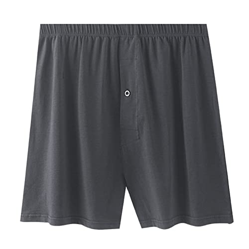 Genérico Traje Hombre Calzoncillos Tipo bóxer para Hombre, de algodón, con Punta de Flecha, Sueltos, de Talla Grande, para el, Pantalones Cortos de Pijama. Hombre Sexy Pack (GY1, L)