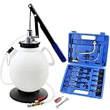 ADAFIRST Automatic Transmission Fluid Pump ATF Refill Tool Kit, 7.5L Manual Automotive Oil Transfer Filler System with 15PCS ATF Adapters Fit Audi Mercedes Benz VW Ford BMW Infiniti Nissan Volkswagen