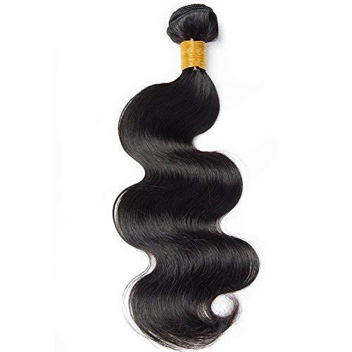 14 Inch 8A Grade Brazilian Real Virgin Human Body Wave Hair 1 Bundles 100g, Pack of 1, 100g/bundle, Natural Color Hair Bundles. (14 inch, Body wave)