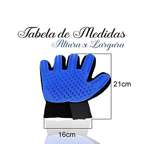 Luva Removedora de Pelos Nano Magnética para Cães e Gatos