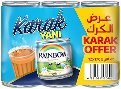 Rainbow Evaporated Milk 12 x 170g