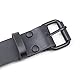 Hanyi Leder SM Halsband mit Leine O-Ring Einstellbar BDSM Halskette Sex Spielzeug für Damen & Männer, Schwarz