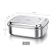 G.a HOMEFAVOR Fiambrera Acero Inoxidable Caja de Almuerzo Bento con 3 Compartimentos...