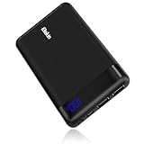 Elekin Powerbank 10000mAh, Externer Akku LCD-Bildschirm, Portable Ladegerät für iPhone, Samsung,...