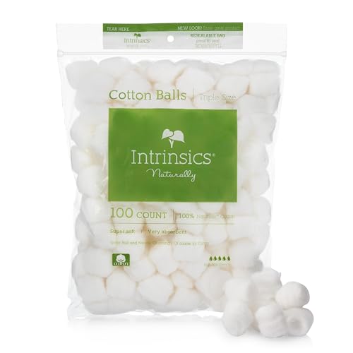 Intrinsics Cotton Balls Unisex Cotton 100 Pc