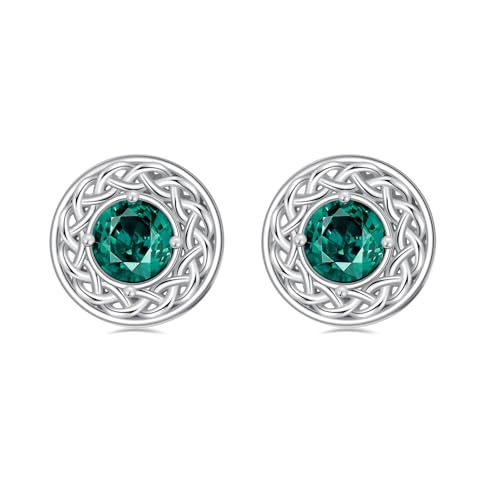Boucles d'oreilles celtiques en argent pour illuminer votre style vestimentaire quotidien
