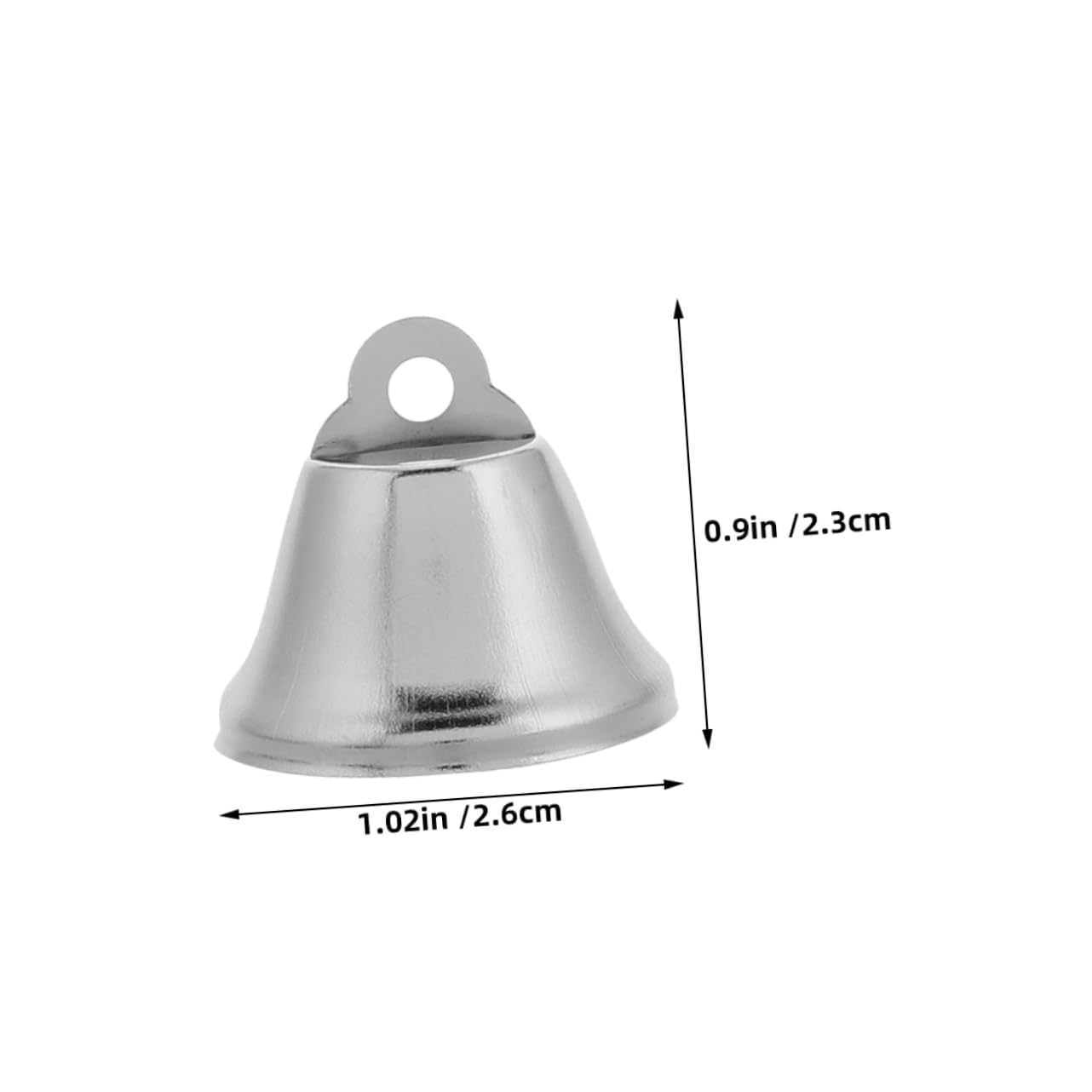 DIYEAH 30Pcs Jingle Bells Small Metal Craft Bells for DIY Projects Christmas Decorations Home Decor Versatile Indoor Outdoor Use Elegant Design Metal Construction